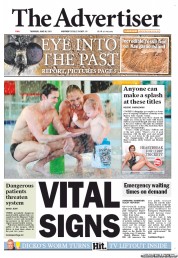 The Advertiser (Australia) Newspaper Front Page for 30 June 2011