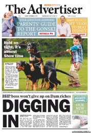 The Advertiser (Australia) Newspaper Front Page for 4 September 2012