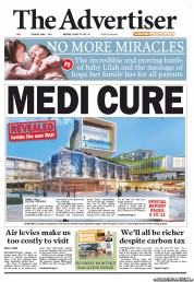 The Advertiser (Australia) Newspaper Front Page for 7 June 2011