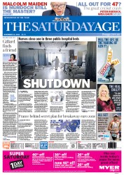 The Age (Australia) Newspaper Front Page for 12 November 2011