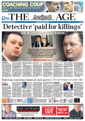 The Age (Australia) Newspaper Front Page for 16 September 2011