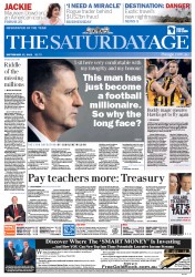 The Age (Australia) Newspaper Front Page for 19 September 2011