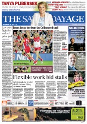 The Age (Australia) Newspaper Front Page for 22 September 2012