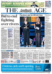 The Age (Australia) Newspaper Front Page for 28 November 2011