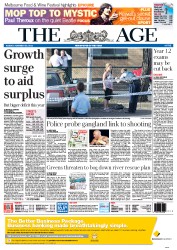 The Age (Australia) Newspaper Front Page for 29 November 2011