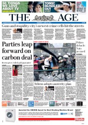 The Age (Australia) Newspaper Front Page for 30 June 2011