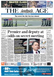 The Age (Australia) Newspaper Front Page for 7 June 2011