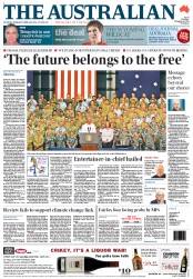 The Australian (Australia) Newspaper Front Page for 18 November 2011