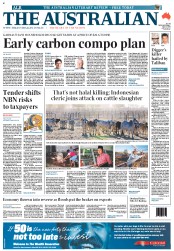 The Australian (Australia) Newspaper Front Page for 1 June 2011