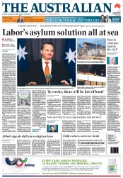 The Australian (Australia) Newspaper Front Page for 1 September 2011