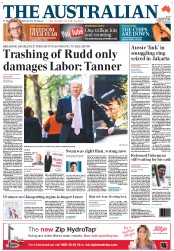 The Australian (Australia) Newspaper Front Page for 26 September 2012