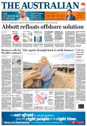 The Australian (Australia) Newspaper Front Page for 5 September 2011