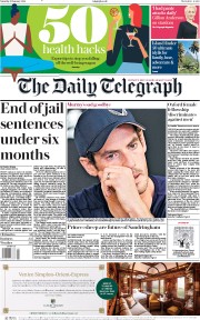 The Daily Telegraph (UK) Newspaper Front Page for 12 January 2019