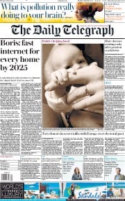 The Daily Telegraph (UK) Newspaper Front Page for 17 June 2019
