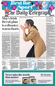 The Daily Telegraph (UK) Newspaper Front Page for 17 September 2018