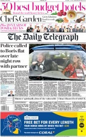 The Daily Telegraph (UK) Newspaper Front Page for 22 June 2019