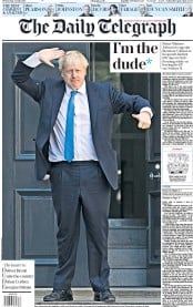 The Daily Telegraph (UK) Newspaper Front Page for 24 July 2019