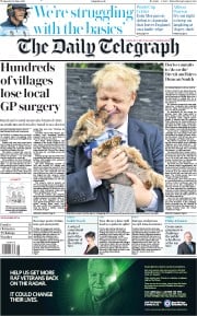 The Daily Telegraph (UK) Newspaper Front Page for 26 June 2019