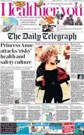 The Daily Telegraph (UK) Newspaper Front Page for 28 December 2019