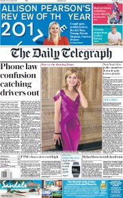 The Daily Telegraph (UK) Newspaper Front Page for 30 December 2017