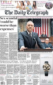 The Daily Telegraph (UK) Newspaper Front Page for 31 October 2017