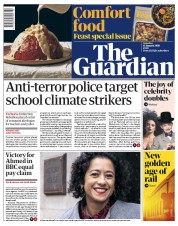The Guardian (UK) Newspaper Front Page for 11 January 2020