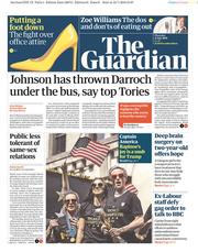 The Guardian (UK) Newspaper Front Page for 11 July 2019