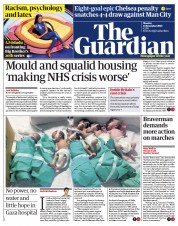 The Guardian (UK) Newspaper Front Page for 13 November 2023