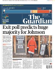 The Guardian (UK) Newspaper Front Page for 13 December 2019