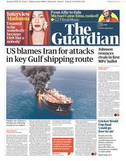The Guardian (UK) Newspaper Front Page for 14 June 2019