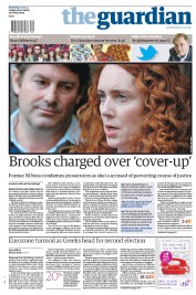 The Guardian (UK) Newspaper Front Page for 16 May 2012
