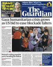 The Guardian (UK) Newspaper Front Page for 17 October 2023