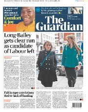 The Guardian (UK) Newspaper Front Page for 17 December 2019