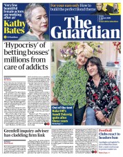 The Guardian (UK) Newspaper Front Page for 17 January 2020