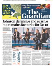 The Guardian (UK) Newspaper Front Page for 19 June 2019