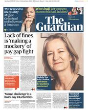 The Guardian (UK) Newspaper Front Page for 1 March 2019