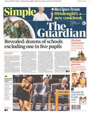 The Guardian (UK) Newspaper Front Page for 1 September 2018