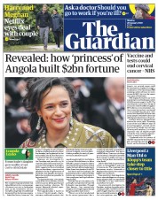 The Guardian (UK) Newspaper Front Page for 20 January 2020