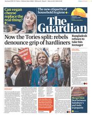 The Guardian (UK) Newspaper Front Page for 21 February 2019