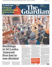 The Guardian (UK) Newspaper Front Page for 22 April 2019