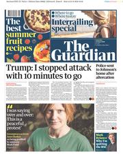 The Guardian (UK) Newspaper Front Page for 22 June 2019
