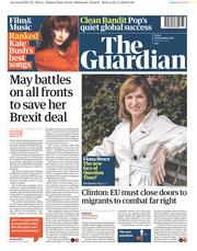 The Guardian (UK) Newspaper Front Page for 23 November 2018