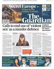 The Guardian (UK) Newspaper Front Page for 23 November 2019