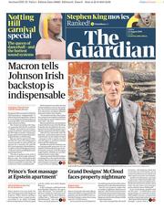 The Guardian (UK) Newspaper Front Page for 23 August 2019