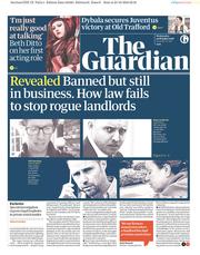 The Guardian (UK) Newspaper Front Page for 24 October 2018