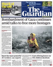 The Guardian (UK) Newspaper Front Page for 24 October 2023