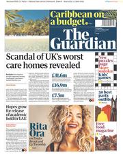 The Guardian (UK) Newspaper Front Page for 24 November 2018