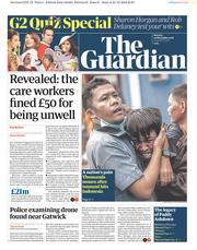 The Guardian (UK) Newspaper Front Page for 24 December 2018