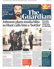 The Guardian (UK) Newspaper Front Page for 25 June 2019