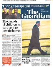 The Guardian (UK) Newspaper Front Page for 26 December 2019